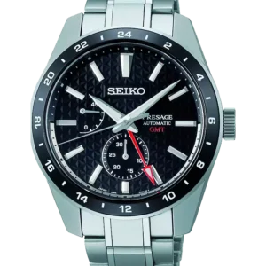 Seiko SPB221J1 Presage GMT Sharp Edge "Sumo-iro" Automatik