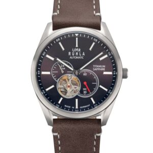 UMR Ruhla 80302 Titan Safirglas Automatik "Open Heart"