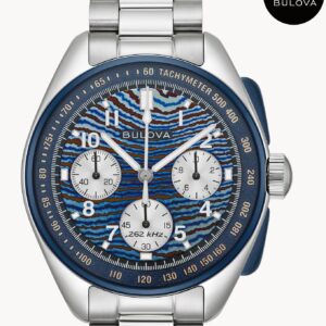 BULOVA 98A329 Lunar Pilot Timascus Quarz Chronograph 44mm