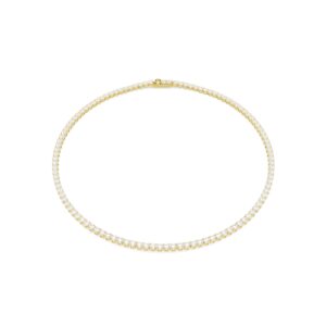 Swarovski 5681795 Collier Halskette Matrix Kristalle Tennis 18k vergoldet