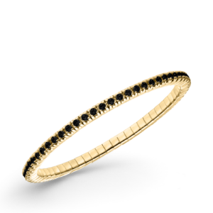 DAZZLING-COLORS FLEX Bracelet 2.5 mm vergoldet