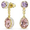 Swarowski5738478 Chroma Drop-Ohrhänger Verschiedene Schliffe, Mehrfarbig, 18K Goldbeschichtet