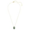 Swarowski 5752884 Sublima Anhänger Oktagon-Schliff, Grün, 18K goldbeschichtet