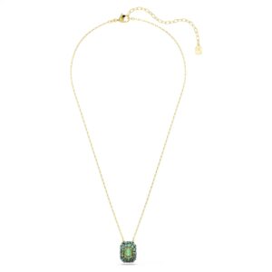 Swarowski 5752884 Sublima Anhänger Oktagon-Schliff, Grün, 18K goldbeschichtet